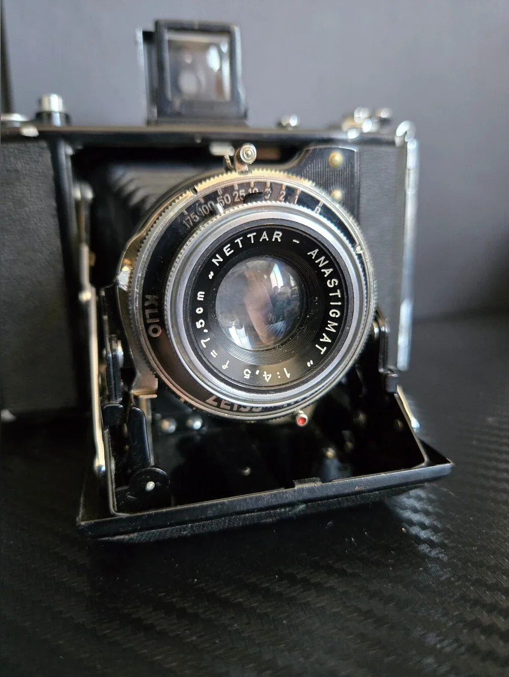 Zeiss Ikon Nettar 515/16 B2 6x9 Folding Camera w/ Novar 7.5cm UNTESTED